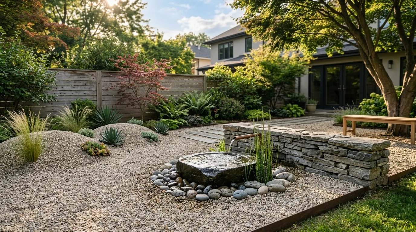 Decorative Pebble Zone